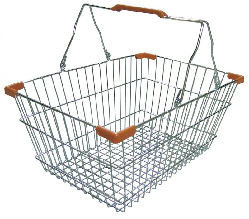 Chrome Shopping Basket 1 Chrome Shopping Basket